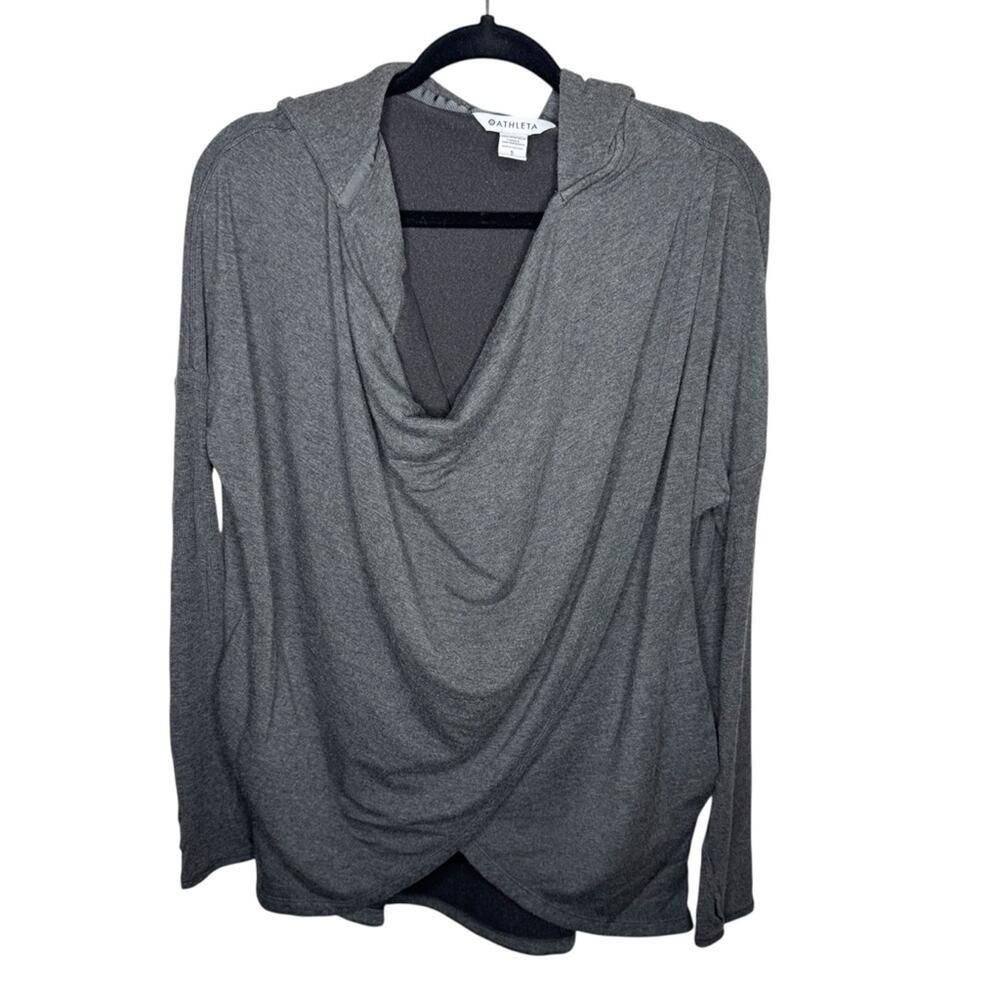 ATHLETA / dark gray Purana Wrap Sweatshirt
